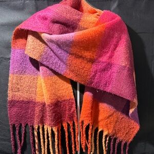 Anthropologie Colorful blanket scarf